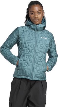 Rückansicht von adidas XPERIOR Steppjacke Damen preloved teal