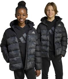 Rückansicht von adidas SYNTHETIC DOWN Steppjacke Kinder black