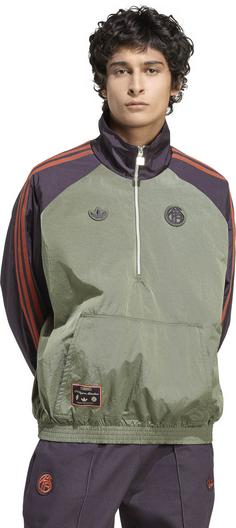 Rückansicht von adidas FC Bayern München Icon Sweatshirt Herren basgrn-aurbla