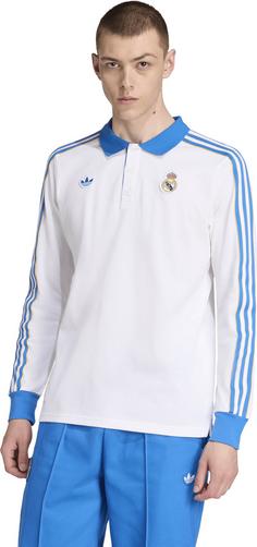Rückansicht von adidas Real Madrid Icon Fanshirt Herren white-blubir