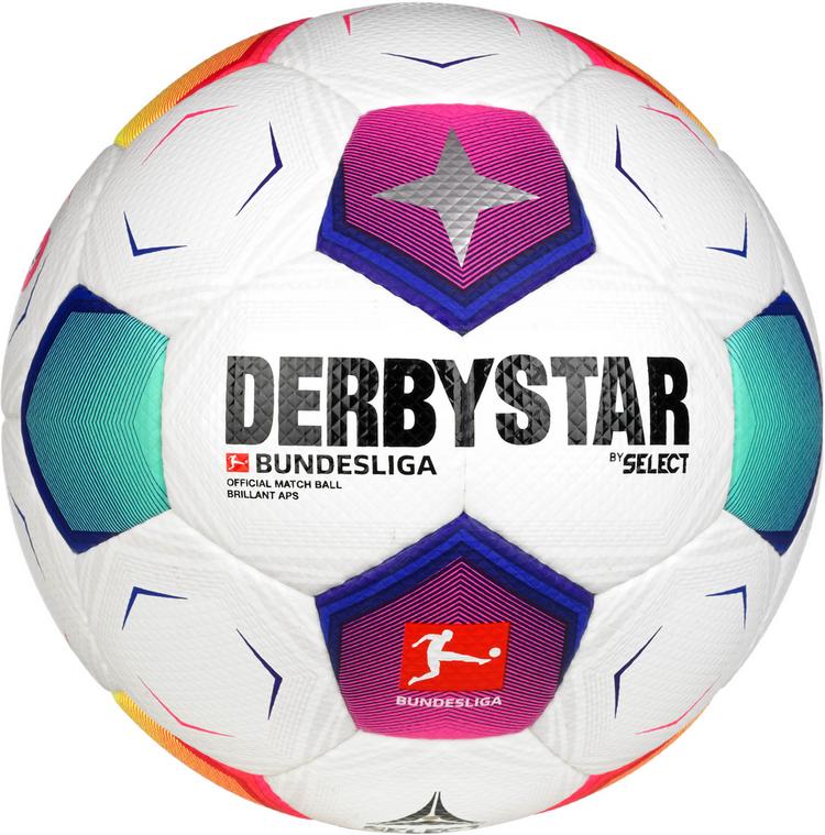Derbystar Derbystar Bundesliga Brillant APS v25 Fu&szlig;ball - wei&szlig; - 0 | SportScheck