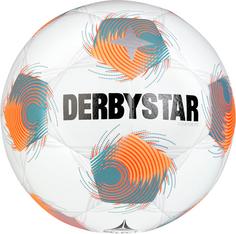 Derbystar Stratos TT DB v25 Fußball weiß-blau-orange