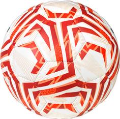 Rückansicht von Derbystar Junior S-Light v25 Fußball weiß-rot