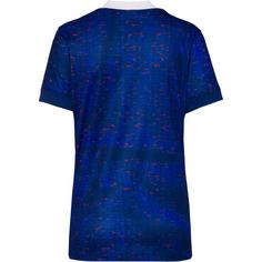 Rückansicht von Nike Frankreich Frauen EM 25 Fußballtrikot Damen blue void-lt madder root