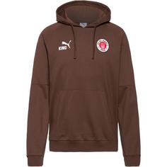 PUMA FC St. Pauli Hoodie Herren espresso brown-puma white