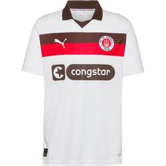 PUMA FC St. Pauli 25-26 Auswärts Fußballtrikot Herren puma white-espresso brown