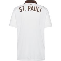 Rückansicht von PUMA FC St. Pauli 25-26 Auswärts Fußballtrikot Herren puma white-espresso brown