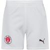 PUMA FC St. Pauli Funktionsshorts Kinder - puma white-espresso brown