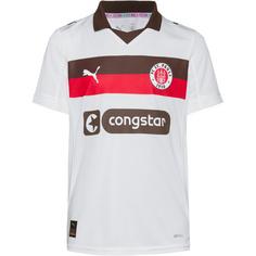 PUMA FC St. Pauli 25-26 Auswärts Fußballtrikot Kinder puma white-espresso brown