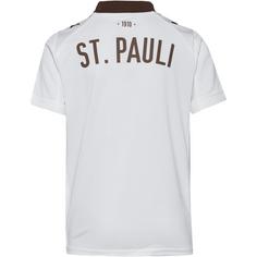 Rückansicht von PUMA FC St. Pauli 25-26 Auswärts Fußballtrikot Kinder puma white-espresso brown