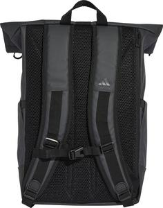 Rückansicht von adidas Rucksack HYBRID Daypack Herren carbon-black-refsil