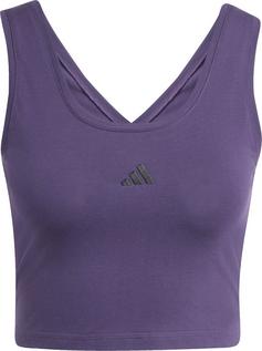 adidas Tanktop Damen aurora plum-black