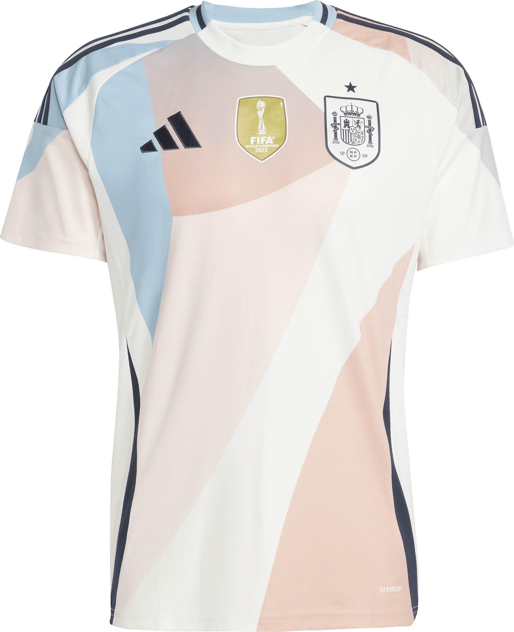 adidas SPANIEN DA EM 25 AUSW&Auml;RTS Teamtrikot Kinder - chalk white