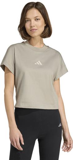 Rückansicht von adidas All Szn T-Shirt Damen silver pebble