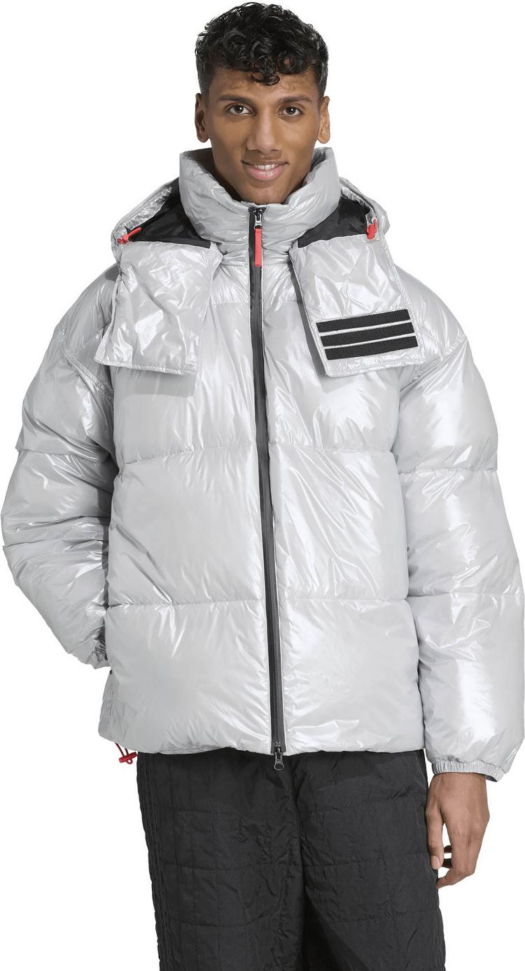 adidas adidas Puffer Steppjacke Herren - matte silver - 0 | SportScheck