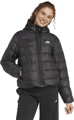 Rückansicht von adidas Essentiell Steppjacke Damen black
