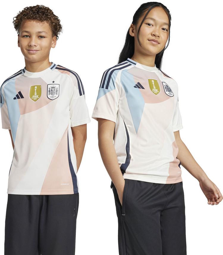 adidas adidas SPANIEN DA EM 25 AUSW&Auml;RTS Teamtrikot Kinder - chalk white - 0 | SportScheck