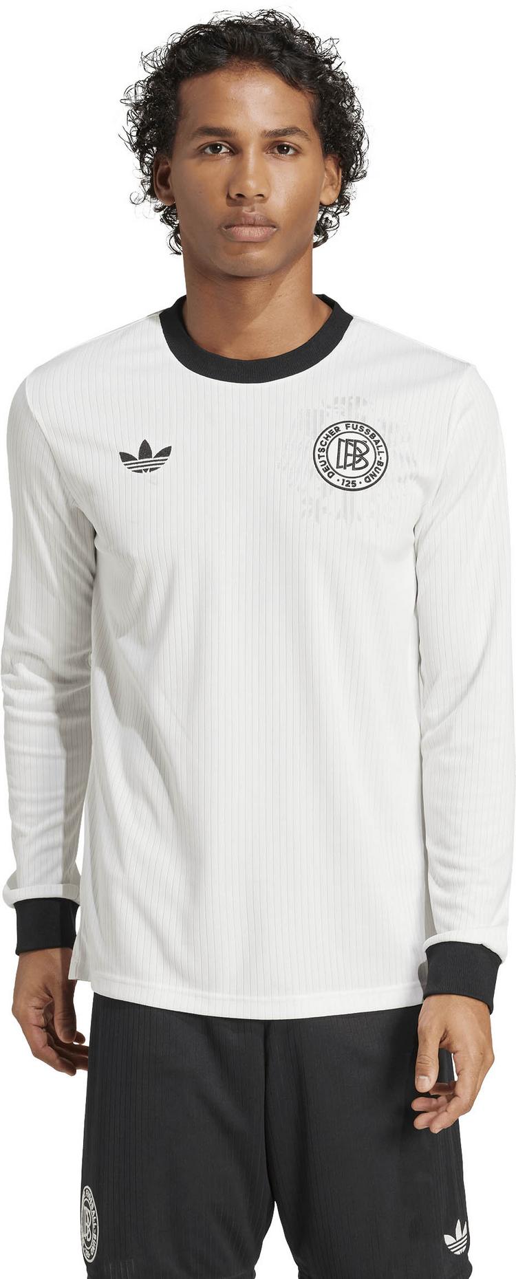 adidas adidas DFB 125 LS Teamtrikot Herren - cloud white-black - 0 | SportScheck