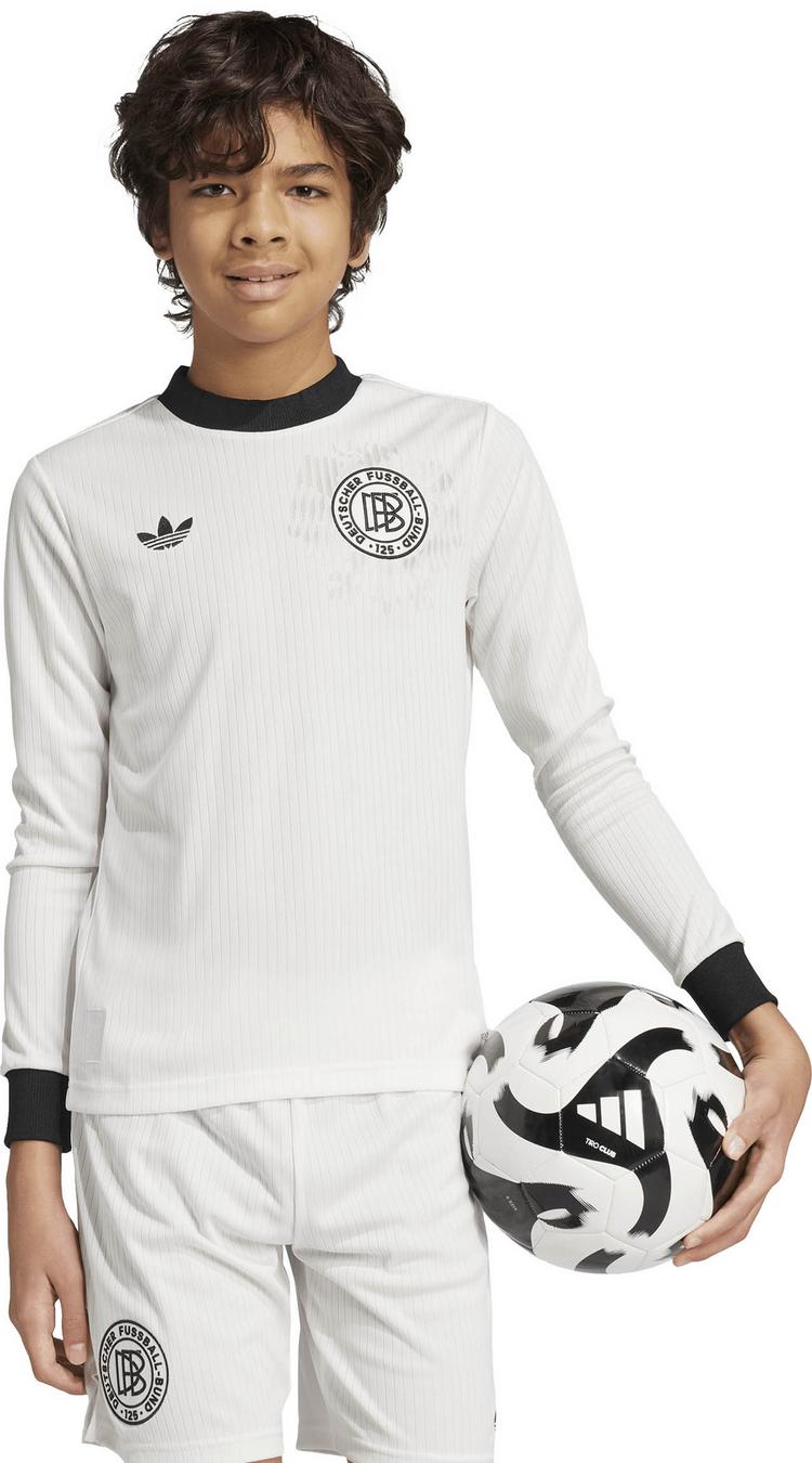 adidas adidas DFB 125 LS Teamtrikot Kinder - cloud white-black - 2 | SportScheck