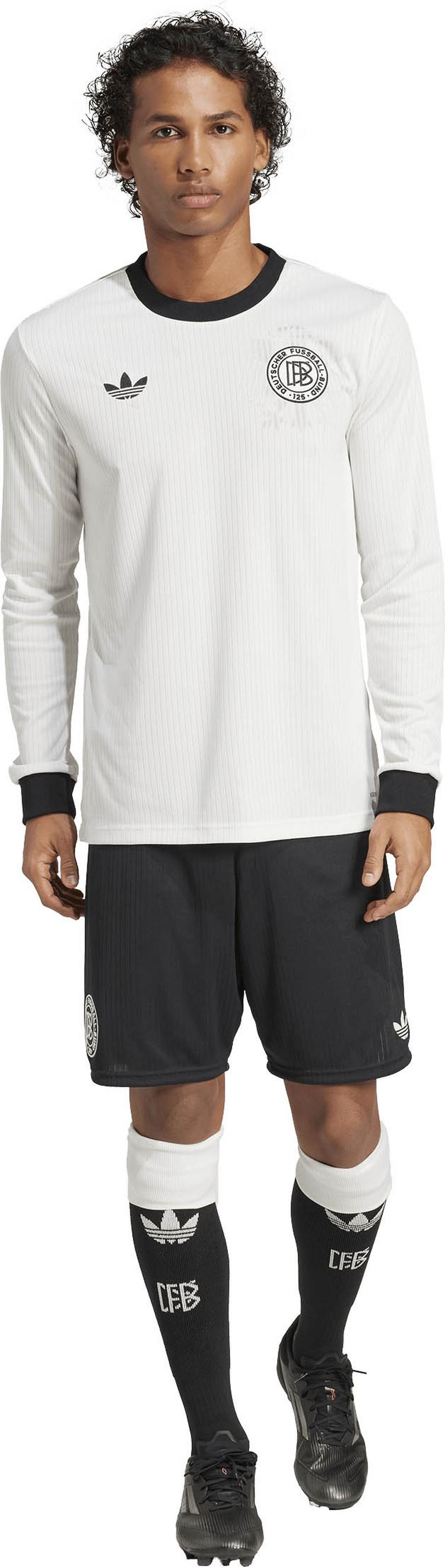 adidas adidas DFB 125 LS Teamtrikot Herren - cloud white-black - 3 | SportScheck