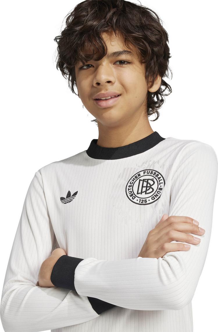 adidas adidas DFB 125 LS Teamtrikot Kinder - cloud white-black - 6 | SportScheck