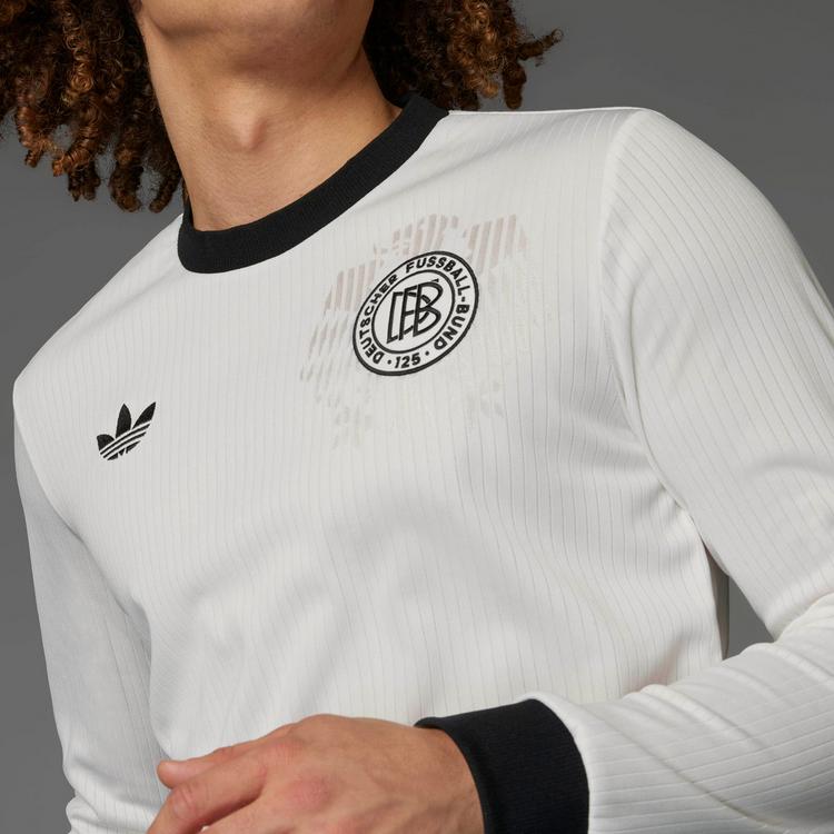 adidas adidas DFB 125 LS Teamtrikot Herren - cloud white-black - 6 | SportScheck