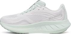 Rückansicht von Saucony RIDE 18 Laufschuhe Damen fog-mist