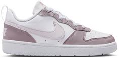 Nike COURT BOROUGH GS Sneaker Kinder white-venice-plum fog-white