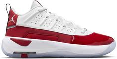 Nike JORDAN MAX AURA 7 Basketballschuhe Herren white-white-gym red-black