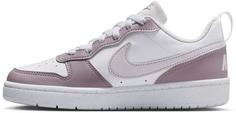 Rückansicht von Nike COURT BOROUGH GS Sneaker Kinder white-venice-plum fog-white