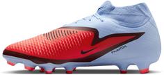Rückansicht von Nike PHANTOM 6 HIGH ACAD FG-MG Fußballschuhe Herren royal tint-bright crimson