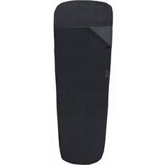 Rückansicht von McKinley INLET SILK MUMMY Hüttenschlafsack anthracite