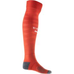 Rückansicht von PUMA FC St. Pauli Stutzen Herren burnt red-puma white