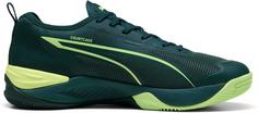 Rückansicht von PUMA Eliminate NITRO 4 Hallenschuhe Herren green terrain-fizzy light