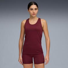 Rückansicht von PUMA Tad Essential Funktionstank Damen ruby shimmer