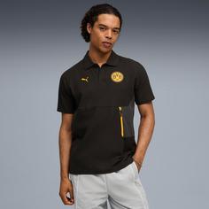 Rückansicht von PUMA Borussia Dortmund Fanshirt Herren puma black-yellow sizzle