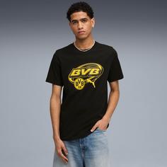 Rückansicht von PUMA Borussia Dortmund Fanshirt Herren puma black-faster yellow