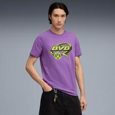 Rückansicht von PUMA Borussia Dortmund Fanshirt Herren soft violet-yellow alert