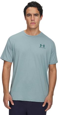 Rückansicht von Under Armour Sportstyle Funktionsshirt Herren green