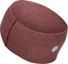 Rückansicht von ASICS ESSENTIAL Stirnband dark red planet
