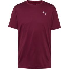 PUMA Tad Essential Poly Funktionsshirt Herren ruby shimmer