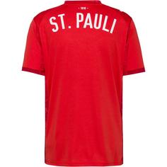 Rückansicht von PUMA FC St. Pauli 24-25 4th Fußballtrikot Herren burnt red-puma white