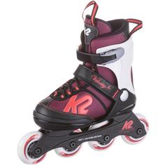 K2 VELOCITY Inline-Skates Kinder black-purple-white