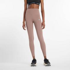 Rückansicht von NEW BALANCE Lauftights Damen earth shadow