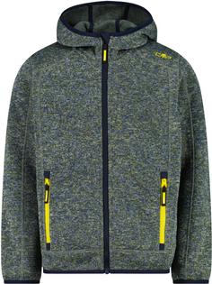 CMP Strickfleece Kinder bluestone-winter sun