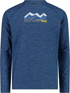CMP Langarmshirt Kinder bluestone mel.