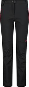 CMP Softshellhose M&auml;dchen - antracite-carminio