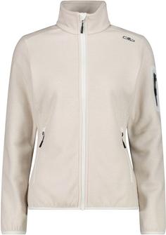 CMP Strickfleece Damen bianco gesso-vaniglia