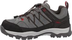 Rückansicht von CMP Rigel Low WP Wanderschuhe Kinder grey-ferrari