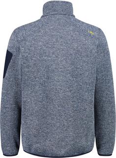 Rückansicht von CMP Strickfleece Herren b.blue-bluestone
